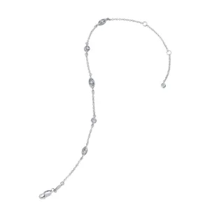 Lafonn Bezel-Set Station Anklet