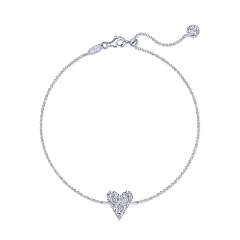 Lafonn Pave Heart Bracelet