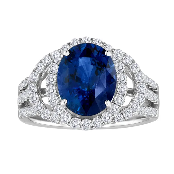 Le Joaillier Collection Sapphire and Diamond Ring
