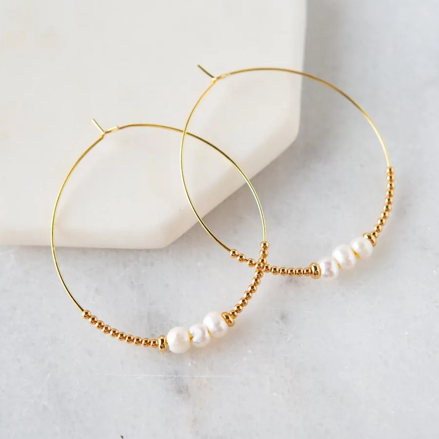 Lily Hoop Earrings