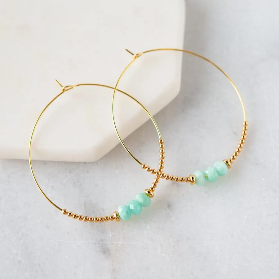 Lily Hoop Earrings