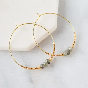 Lily Hoop Earrings