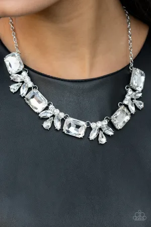 Long Live Sparkle White Paparazzi Necklace