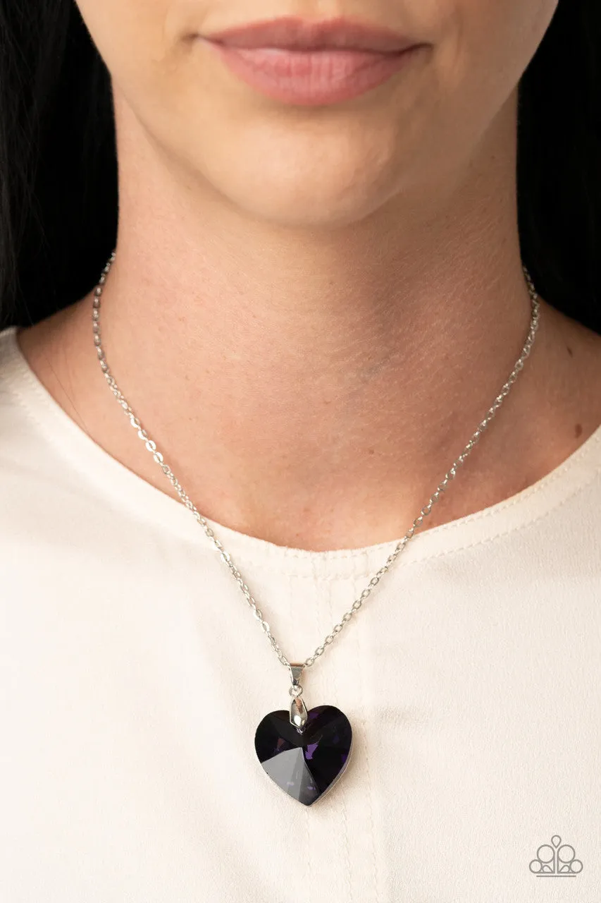 Love Hurts Purple Paparazzi Necklace