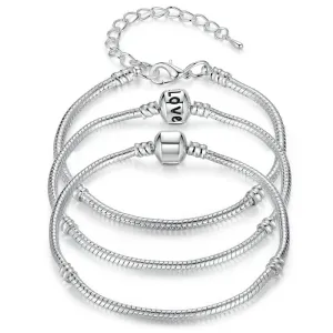 LOVE Snake Chain Bracelet