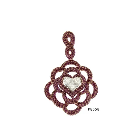 Loving Gems Pendant - Various Diamond Combinations - Real Diamonds