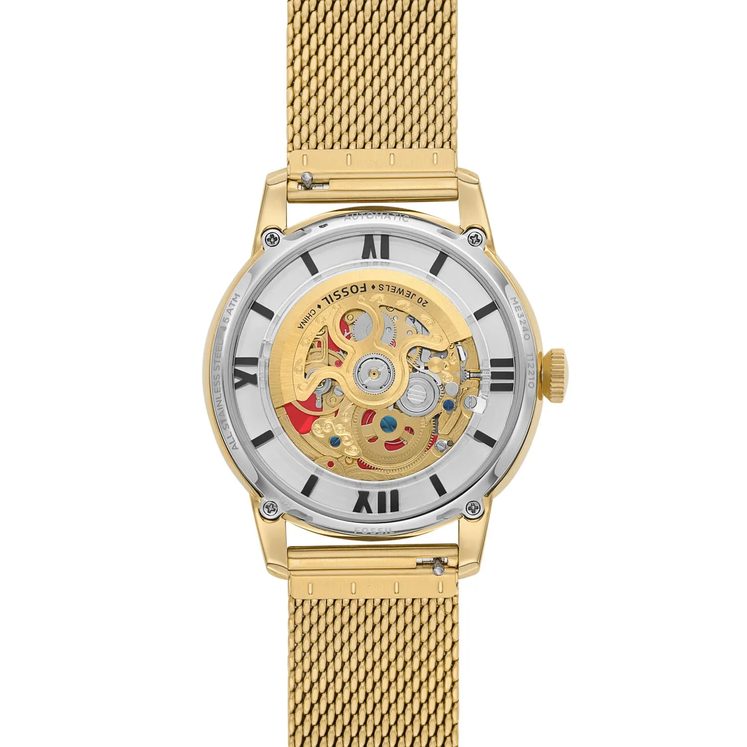 Lunar New Year Townsman Automatic Gold-Tone Stainless Steel Mesh Watch