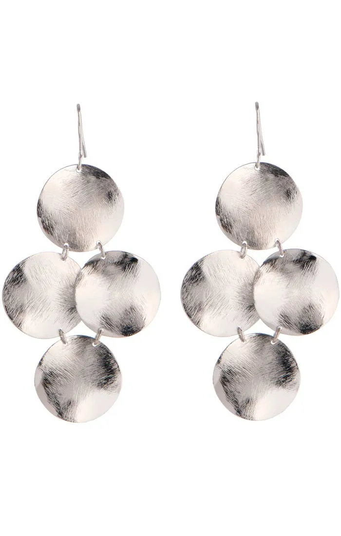 Marcia Moran Frieda Earrings - Rhodium