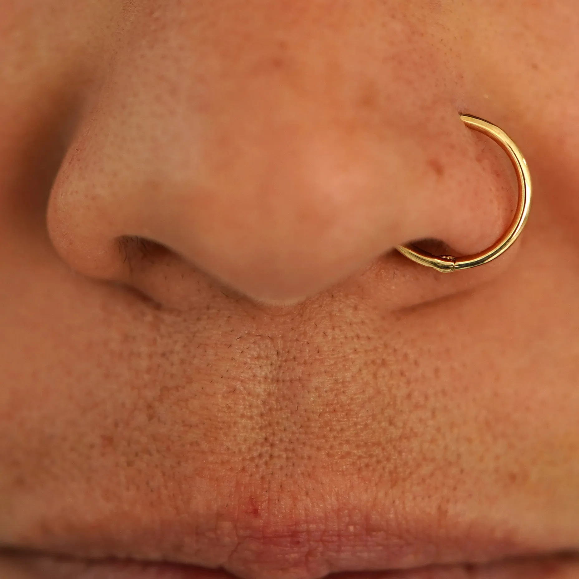Medium Seamless Huggie Hoops / Piercing