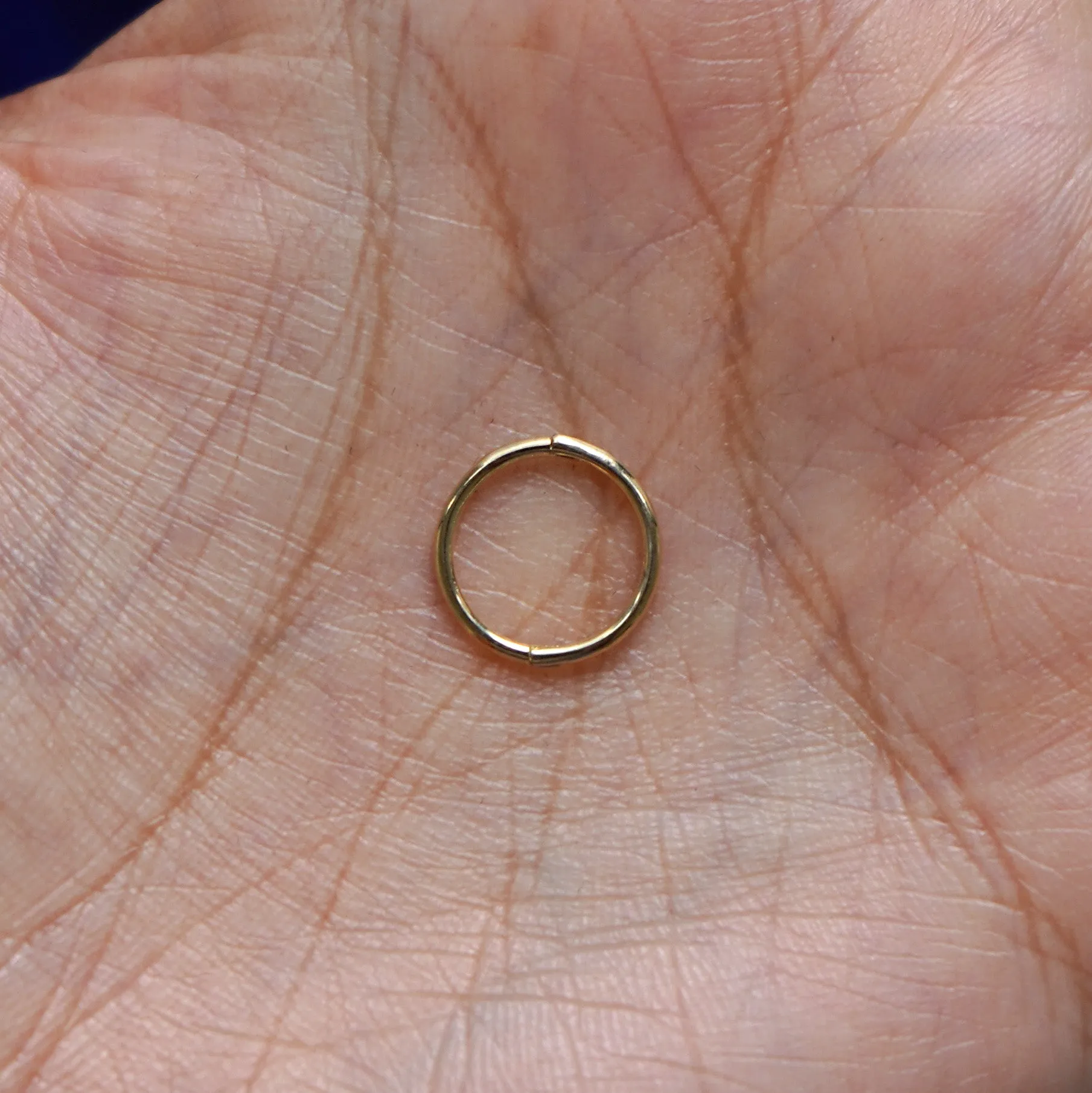 Medium Seamless Huggie Hoops / Piercing