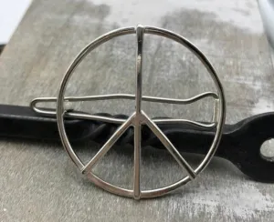 Medium Silver Barrette Hair Jewelry