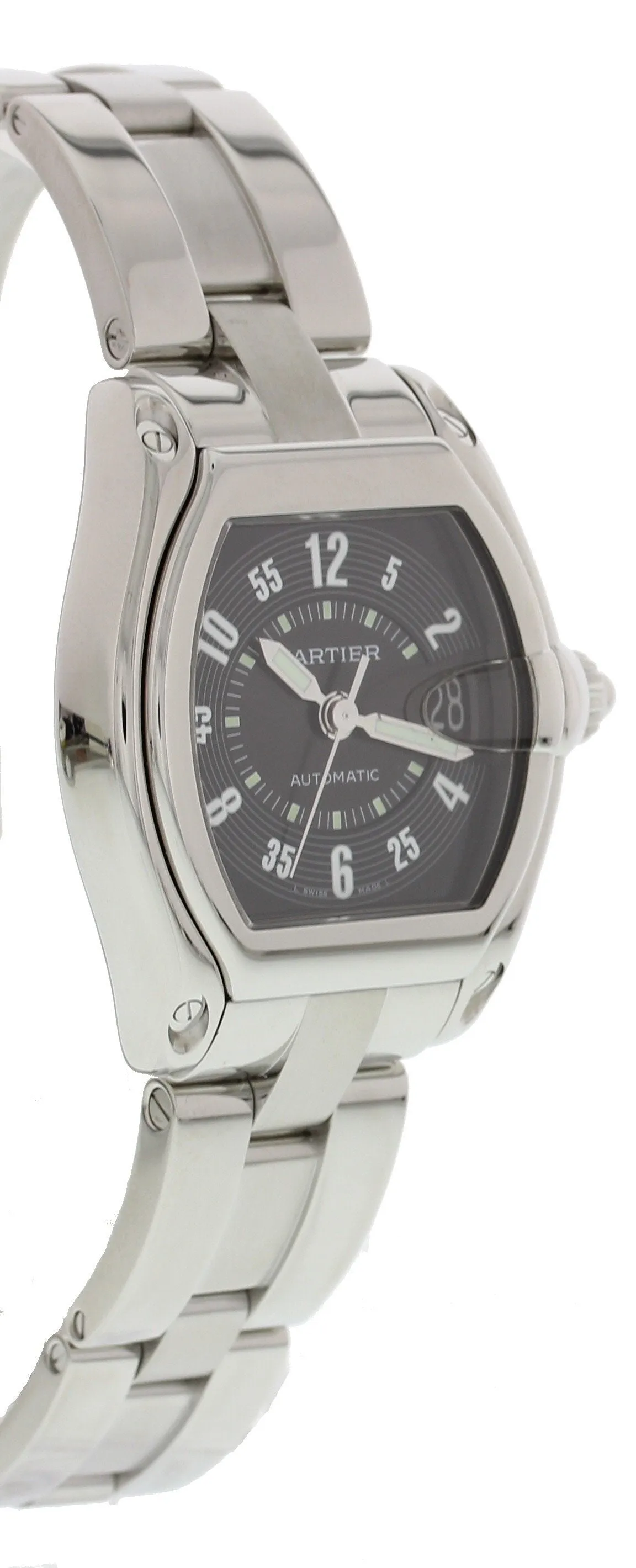 Men's Cartier Roadster 2510 Automatic Black Dial