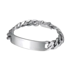 Men's Real Solid 925 Sterling Silver Bracelets Cuban Link Chain Punk Jewelry 7.9"