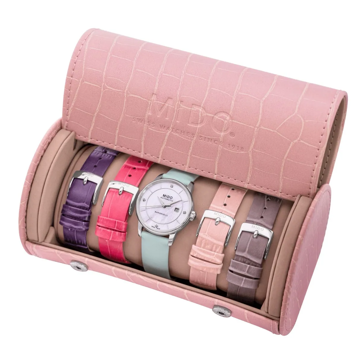 MIDO BARONCELLI SIGNATURE LADY COLOURS -SPECIAL EDITION (4 EXTRA STRAPS)
