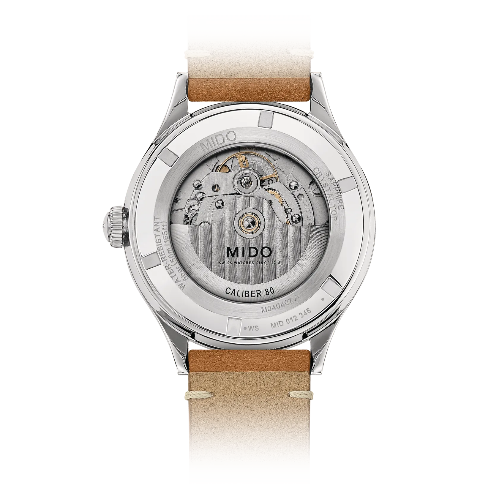 MIDO Multifort Patrimony Blue on Leather