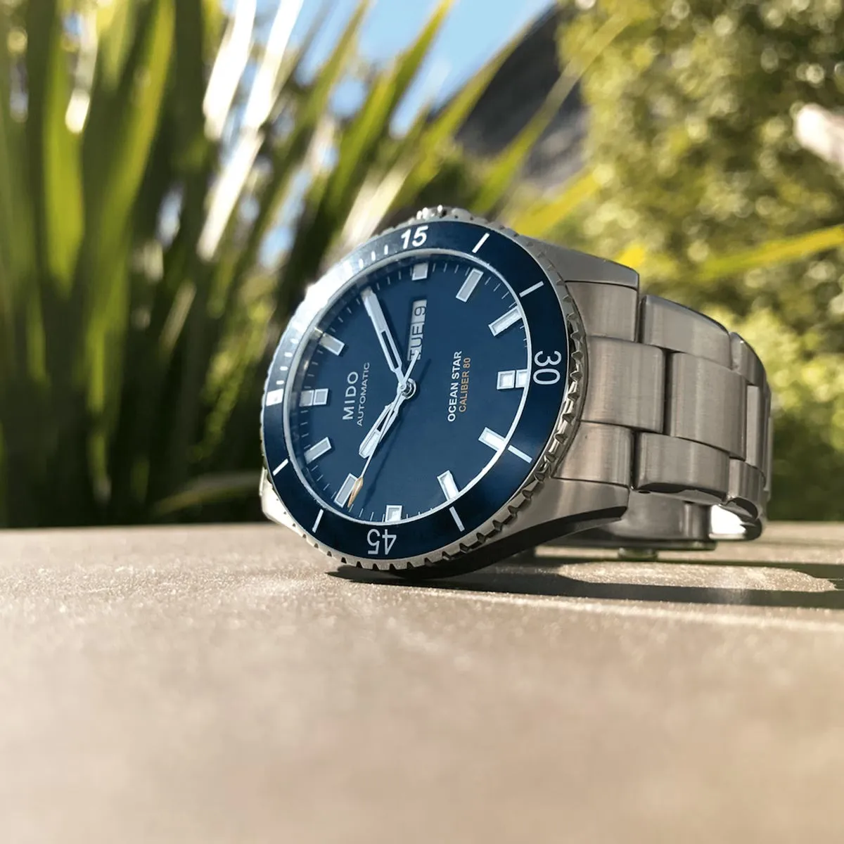 MIDO OCEAN STAR 200 BLUE ON BRACELET