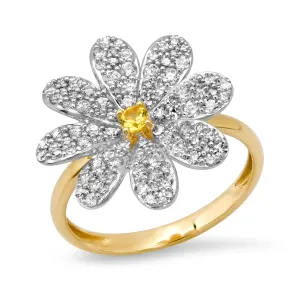 Milestones by AB for Eriness Diamond Daisy Ring