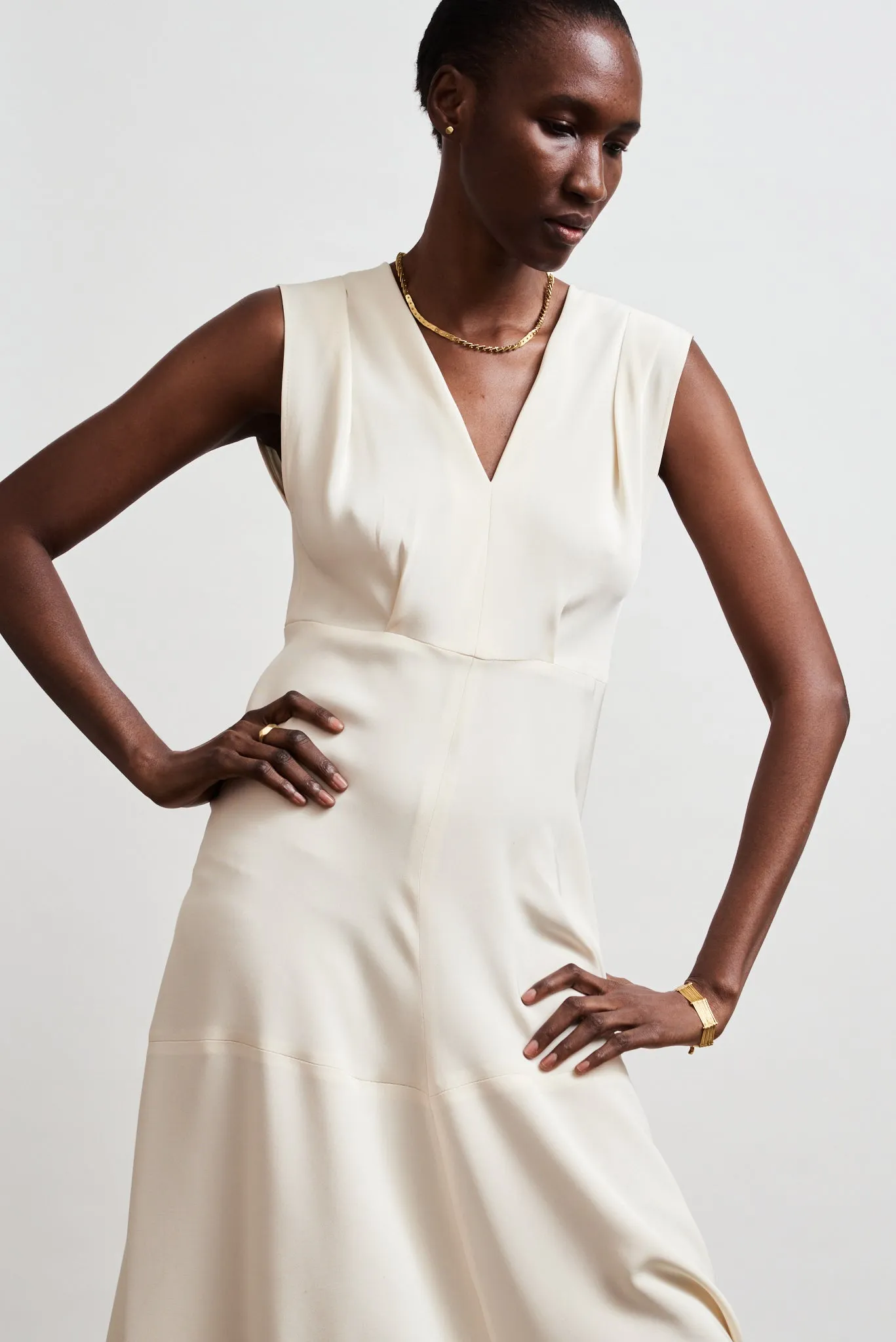 Mini Escamas Collar, 19k Gold