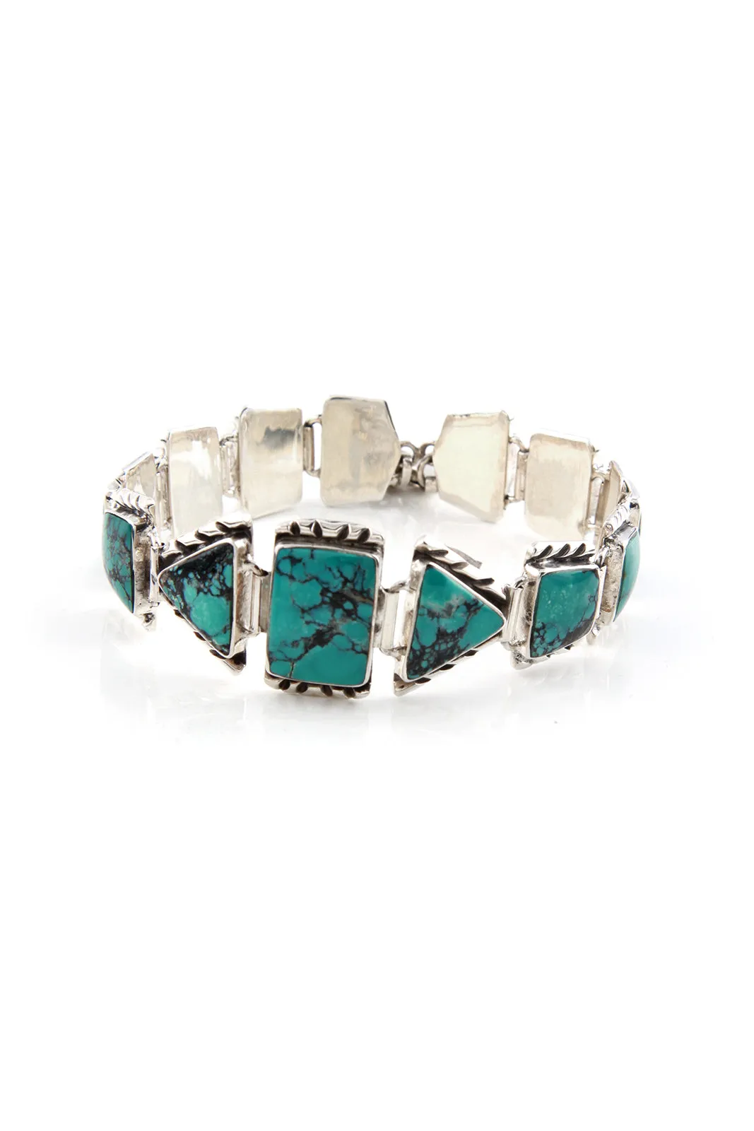 Modern Turquoise Link Bracelet