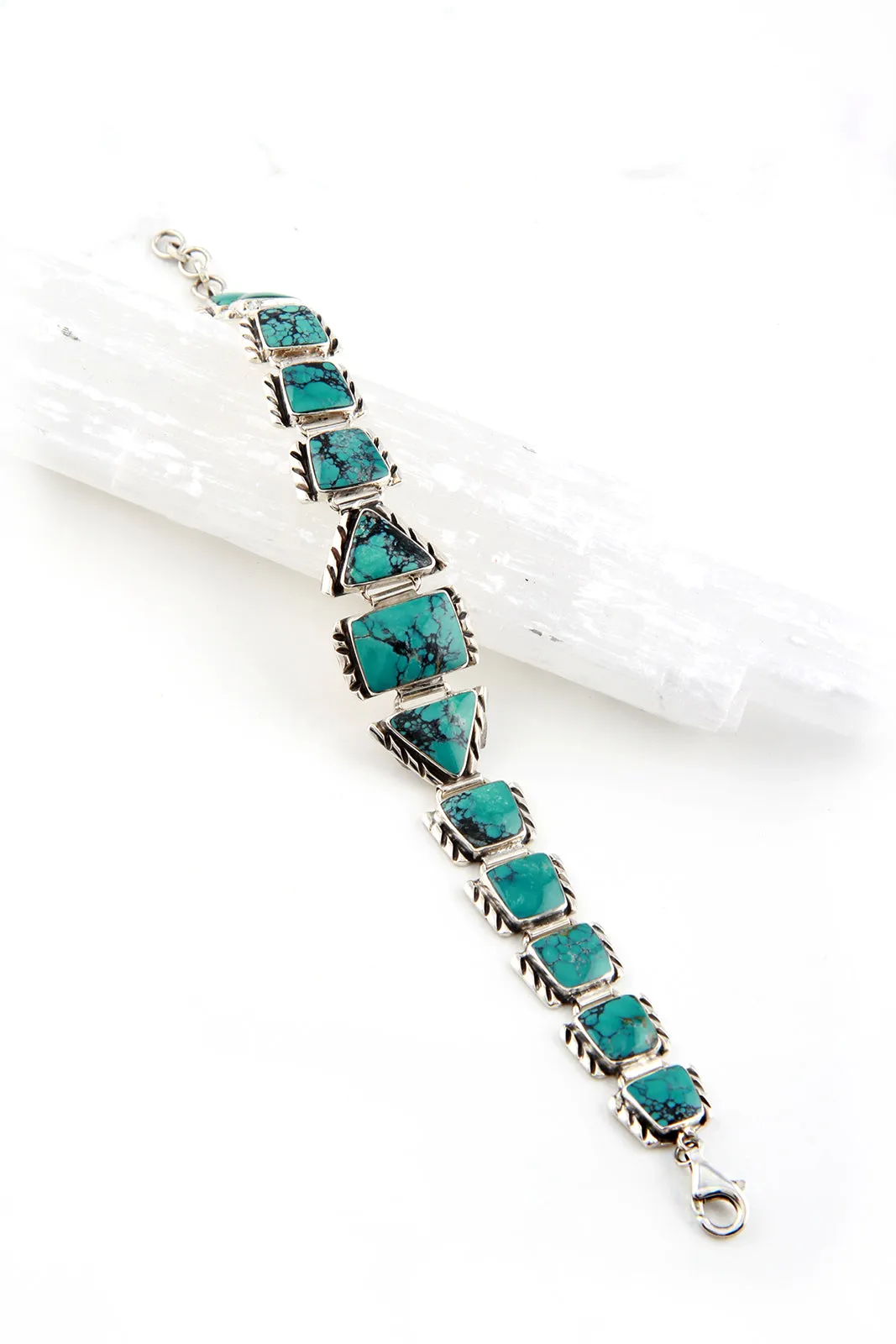 Modern Turquoise Link Bracelet