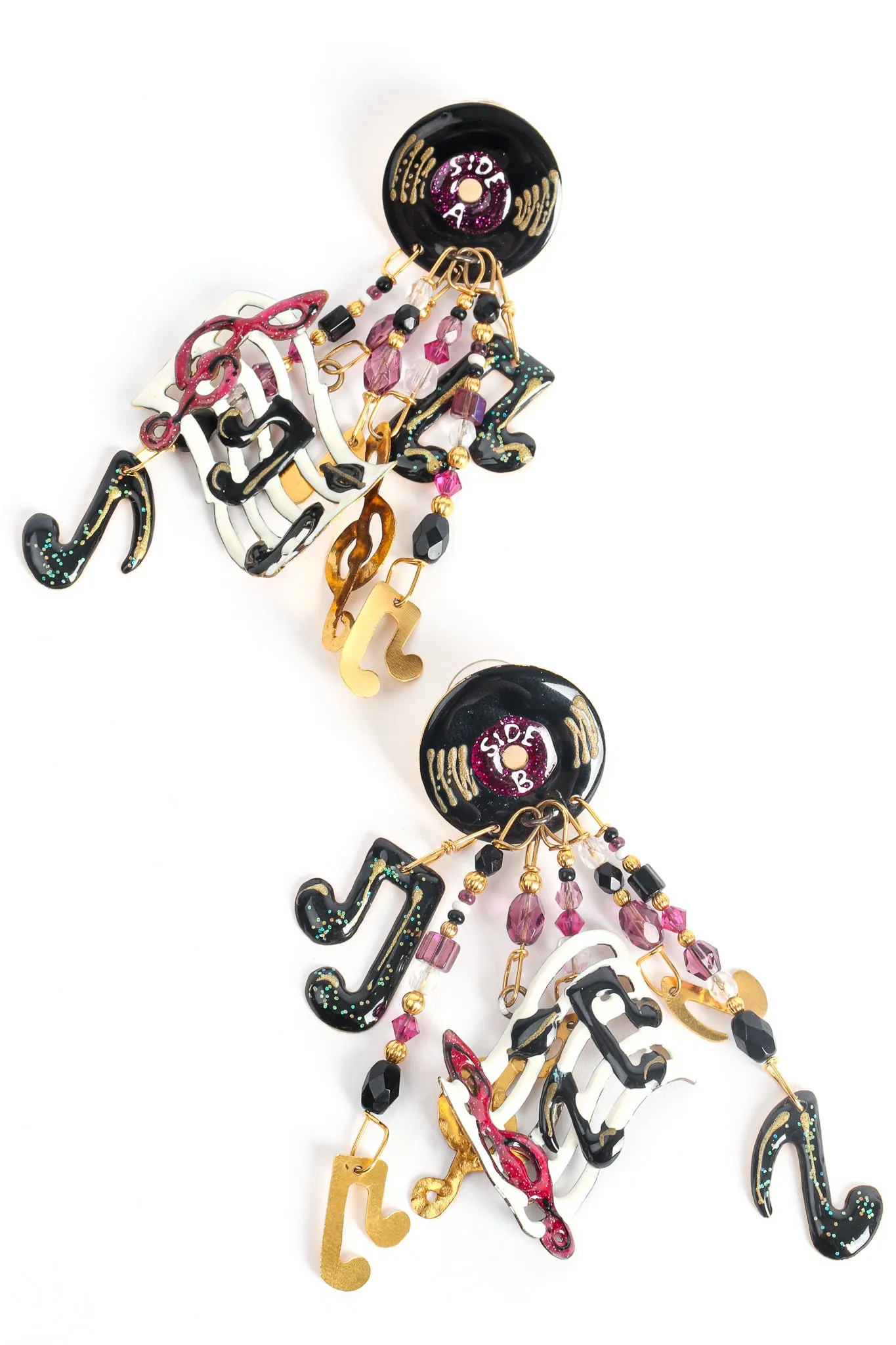 Music Medley Record Earrings