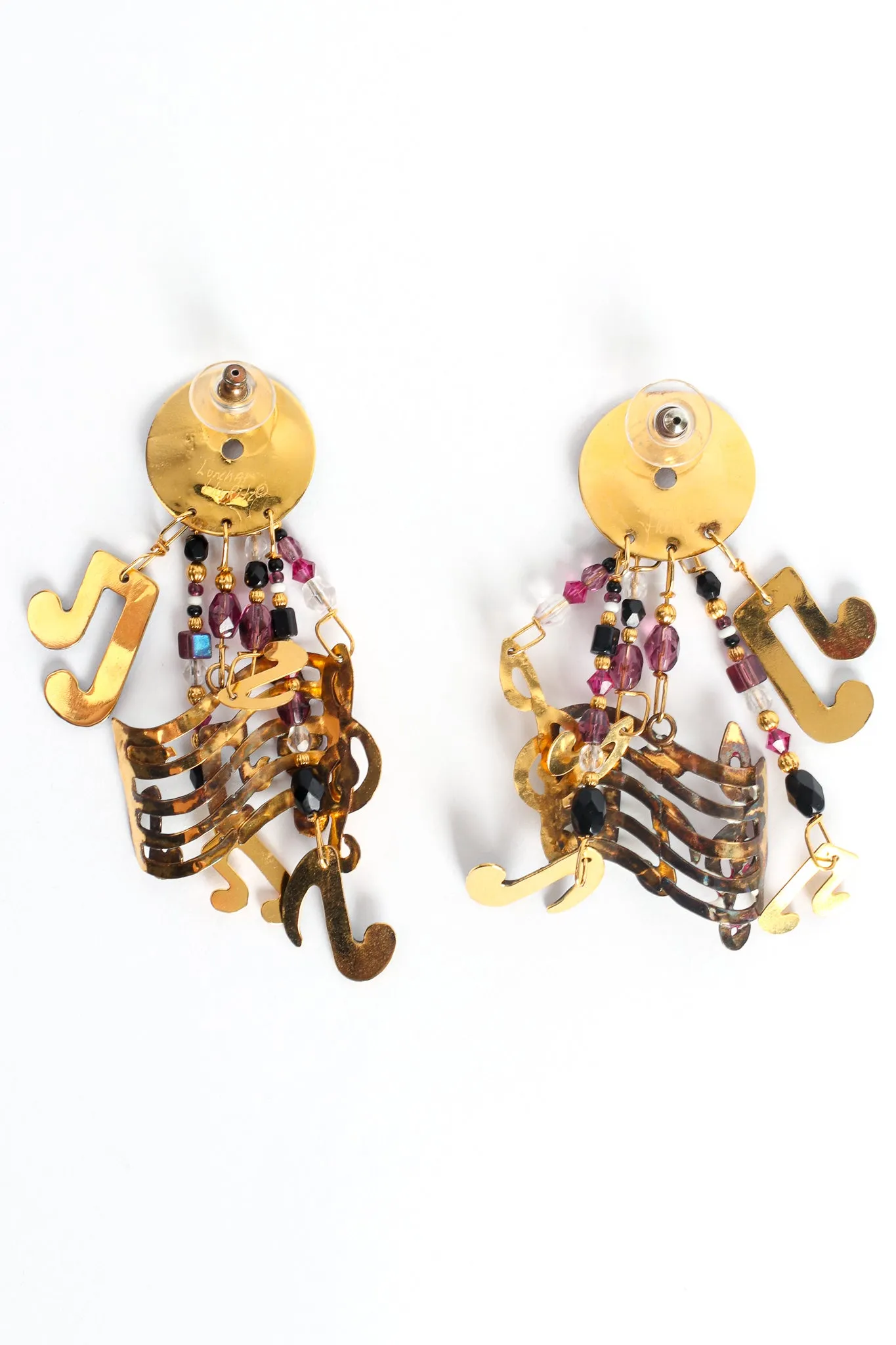 Music Medley Record Earrings