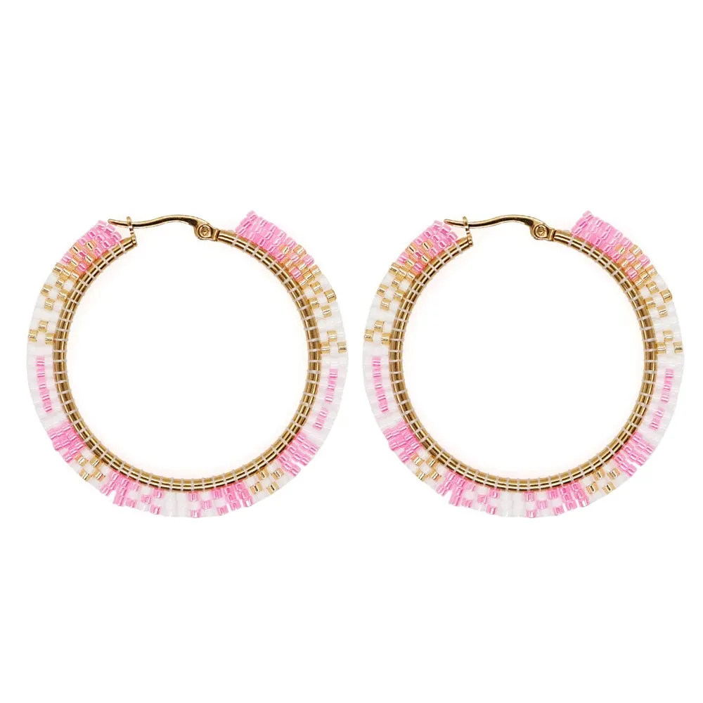 Native Hoop Earrings Boho Style
