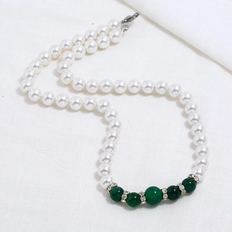 Natural Baroque Pearl Necklace Wedding Women Jewelry