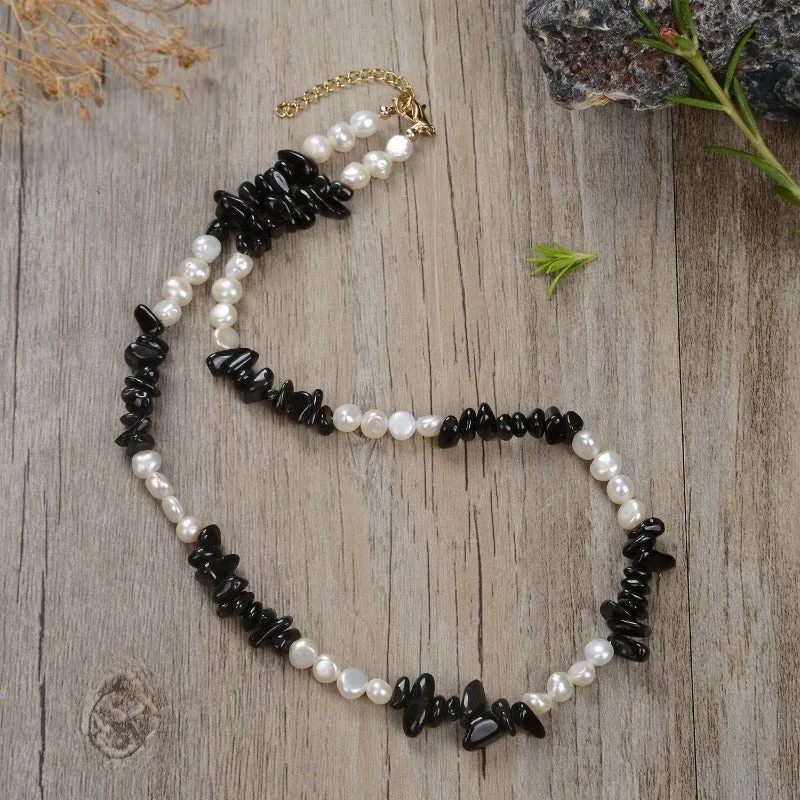 Natural Baroque Pearl Necklace Wedding Women Jewelry