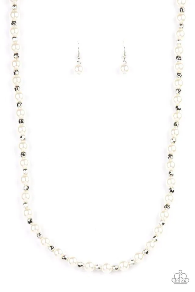 Nautical Novelty White Paparazzi Necklace