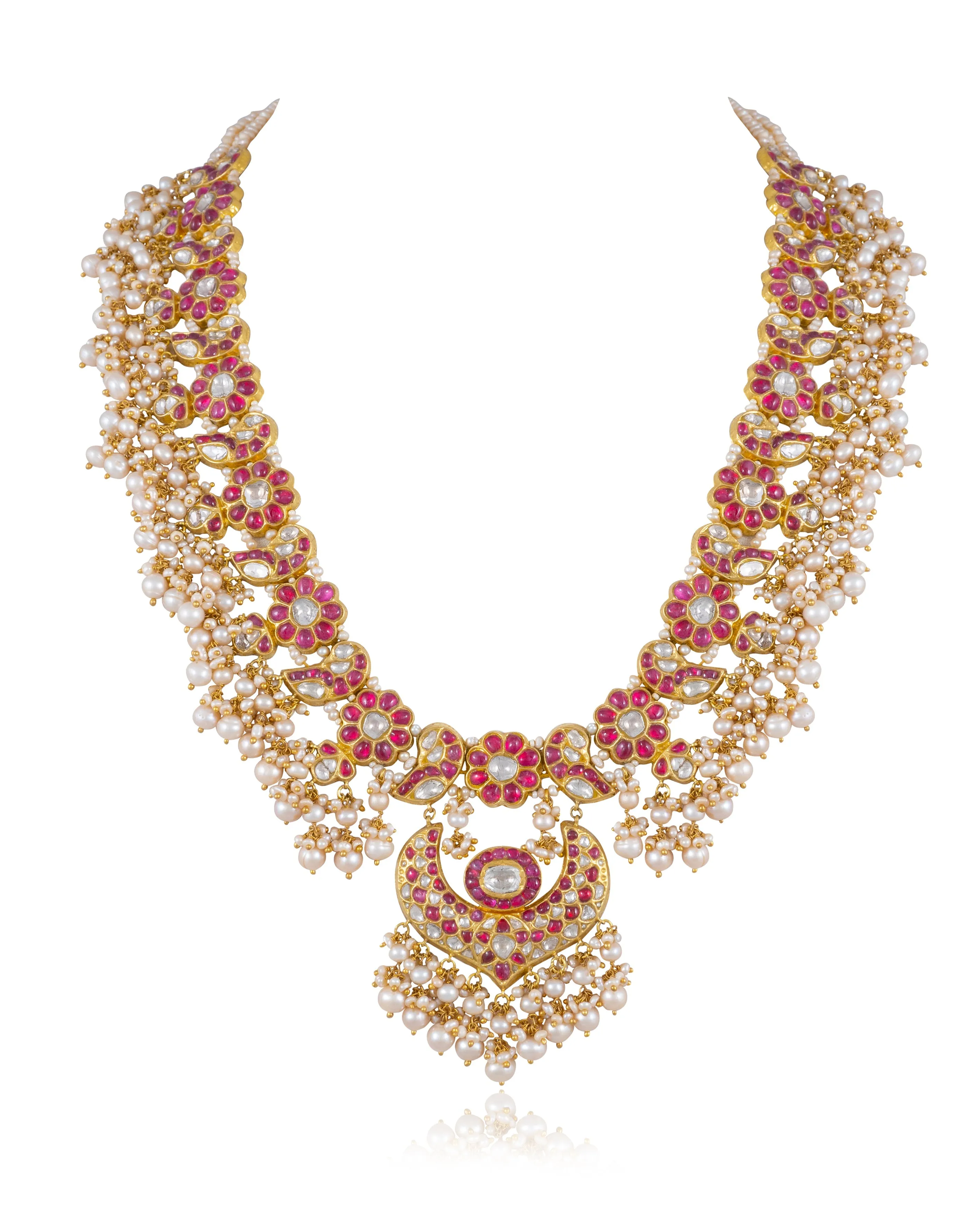 Nithya Polki Long Necklace