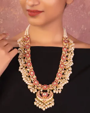 Nithya Polki Long Necklace