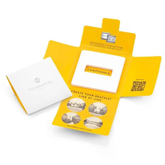 Nomination Composable Link, Travelling Suitcase, Silver