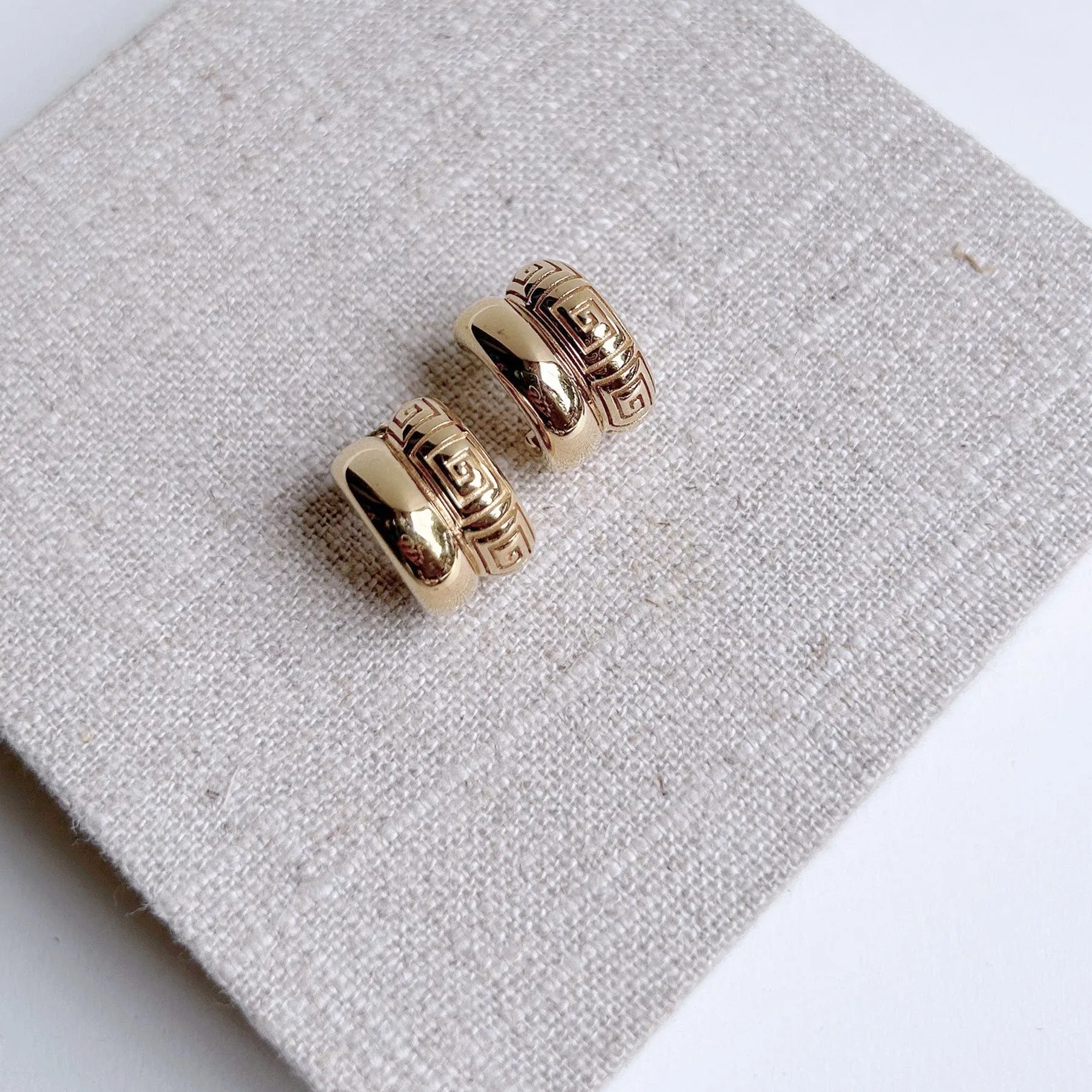 Olympia Hoop Earrings - 18K Vermeil