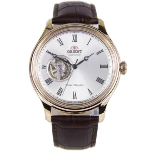 Orient Open Heart Dial FAG00002W0 AG00002W Mechanical Leather Watch