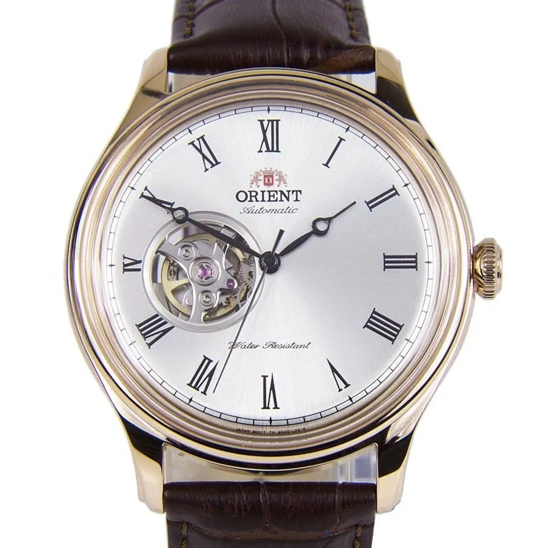 Orient Open Heart Dial FAG00002W0 AG00002W Mechanical Leather Watch