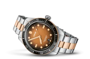 Oris Divers Bronze Sixty-Five Brown 2 Tones Bracelet
