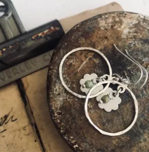 PAIRD Hoop & Flower Chandelier Earring