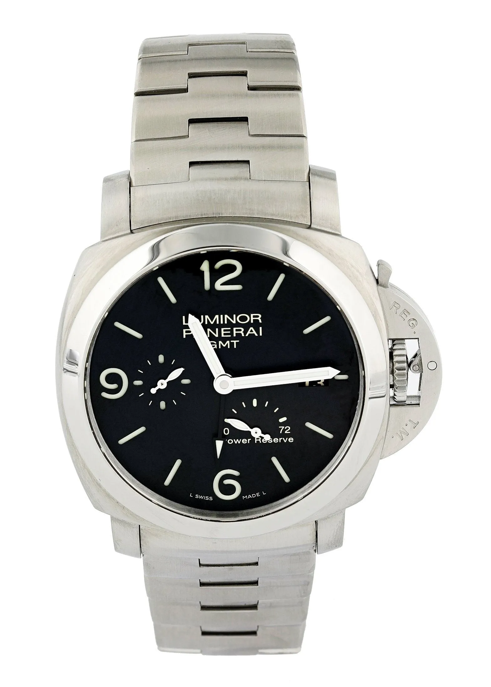 Panerai Luminor 1950 GMT PAM00347  3 Day Mens Watch