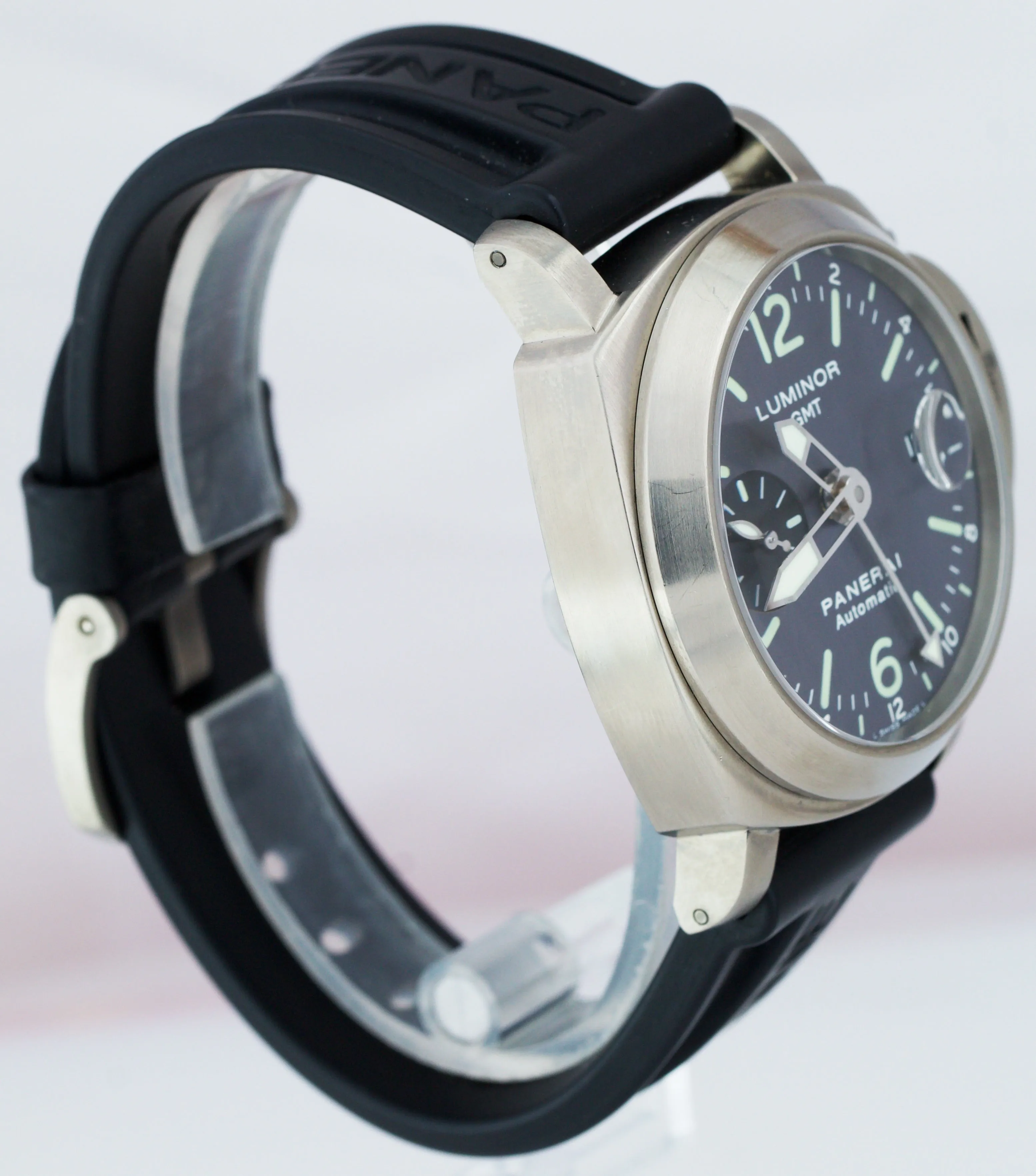Panerai PAM 89 Luminor GMT Automatic Anthracite Titanium 44mm Watch PAM00089