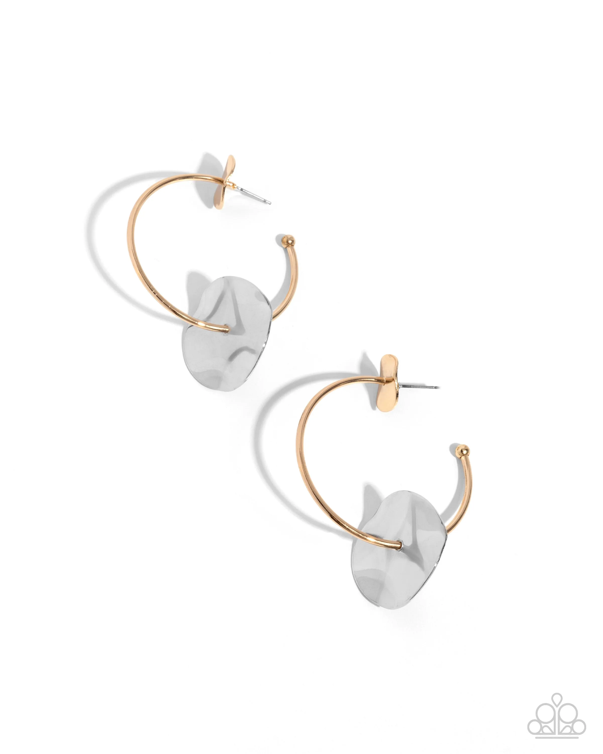 Papaazzi Textured Trouble - Multi Earring