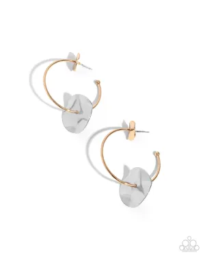 Papaazzi Textured Trouble - Multi Earring