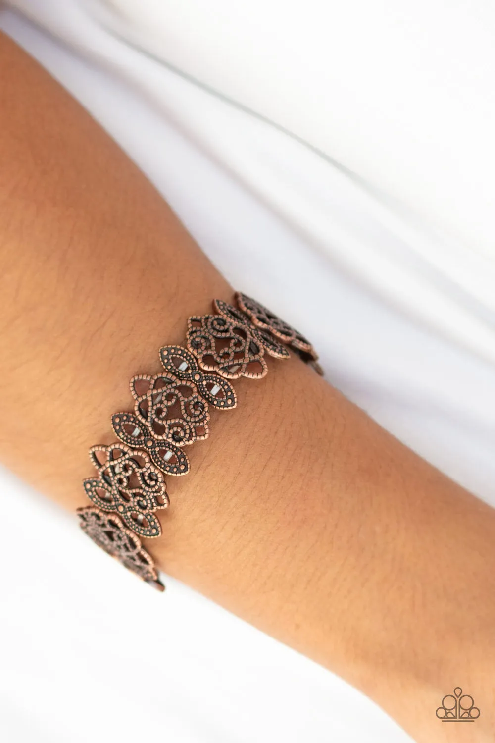 Paparazzi - When Yin Met Yang - Copper Bracelet