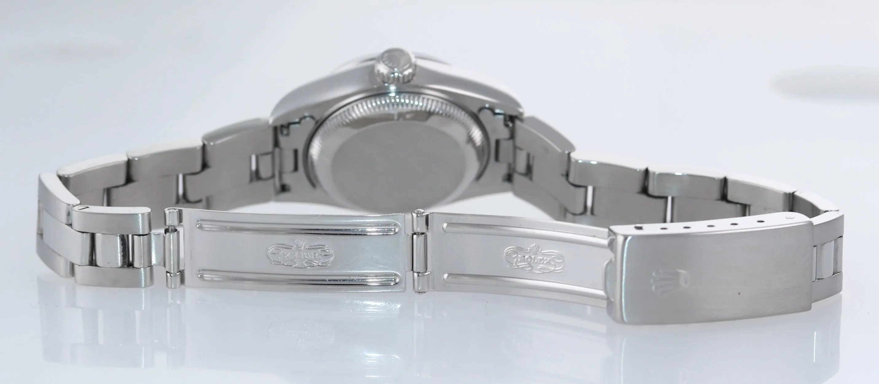 PAPERS Ladies Rolex Datejust 69160 Steel Oyster Silver 26mm Steel Watch Box