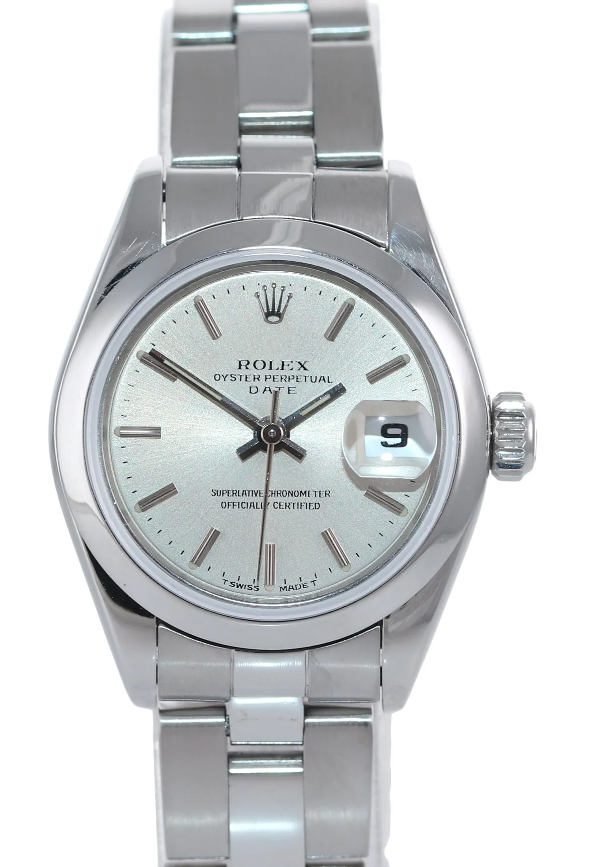 PAPERS Ladies Rolex Datejust 69160 Steel Oyster Silver 26mm Steel Watch Box