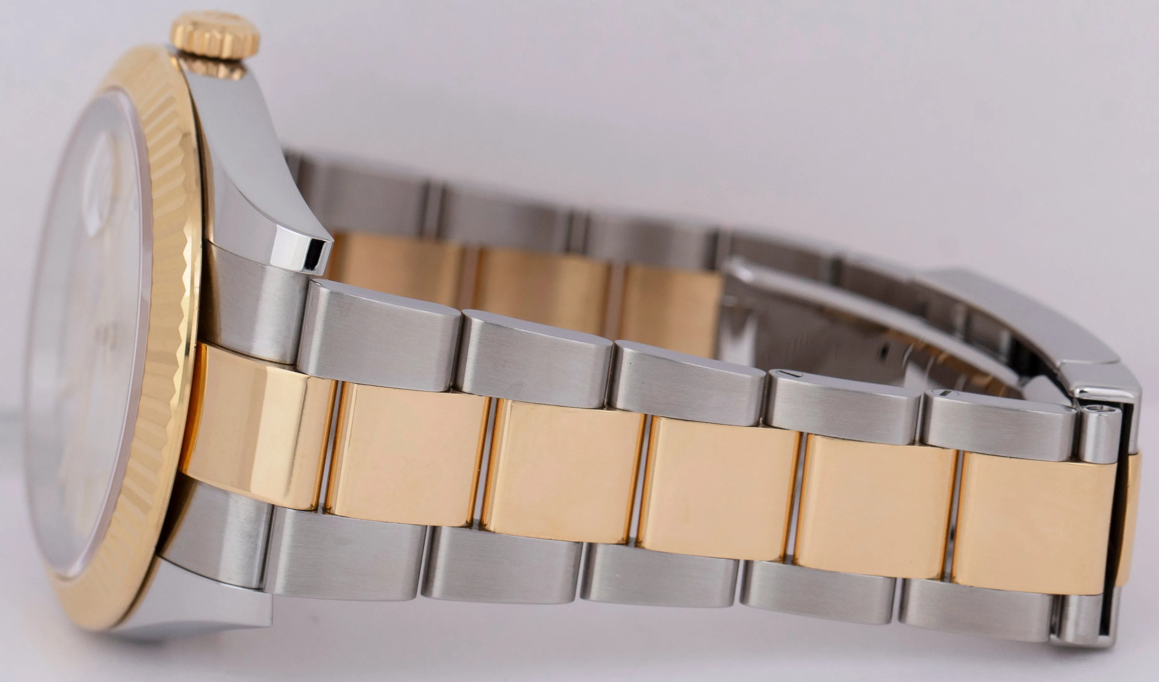 PAPERS Rolex DateJust 41 SILVER 18K Gold Steel 41mm OYSTER Watch 126333 B P