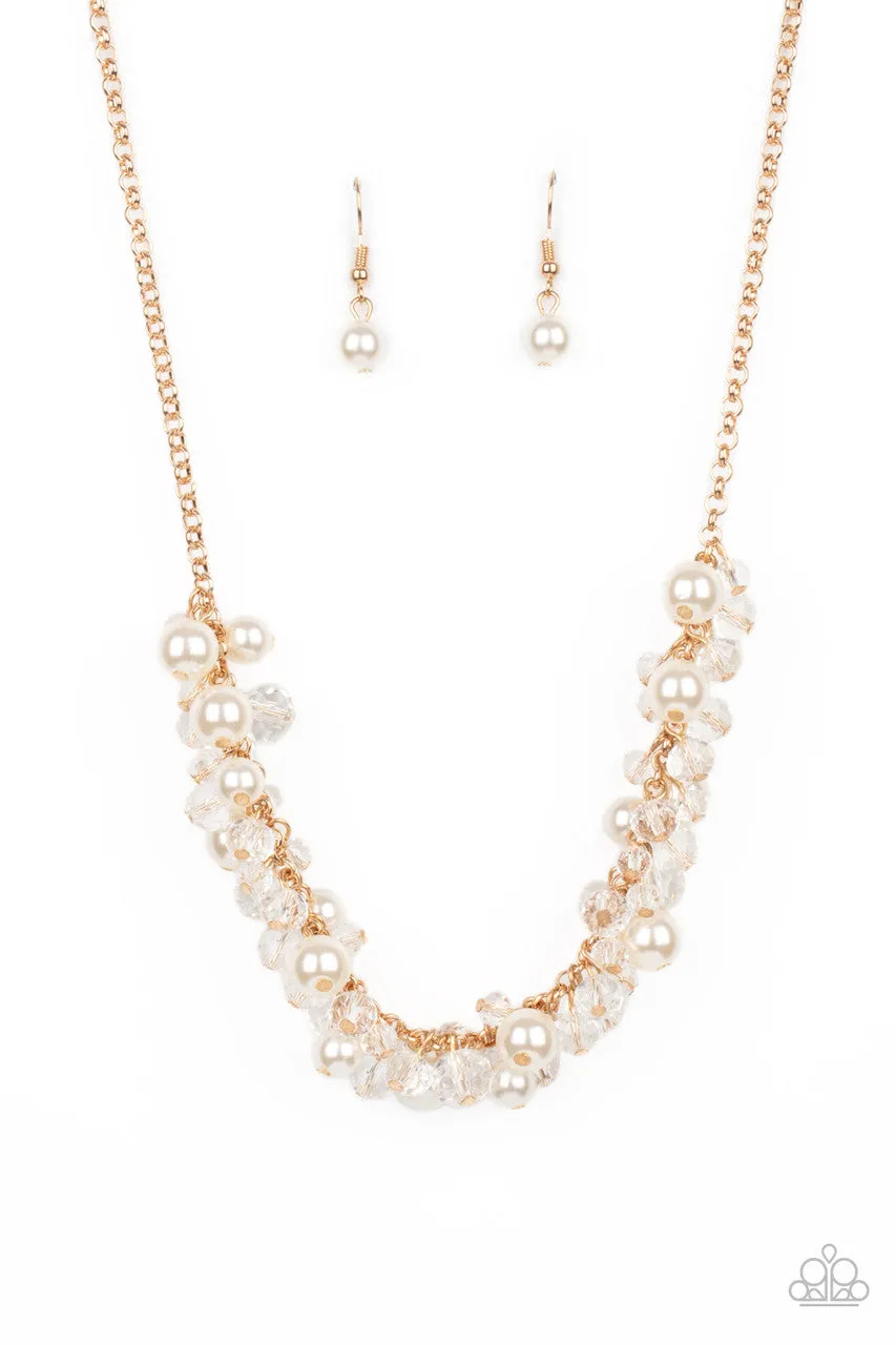 Pardon My FRINGE Gold Paparazzi Necklace