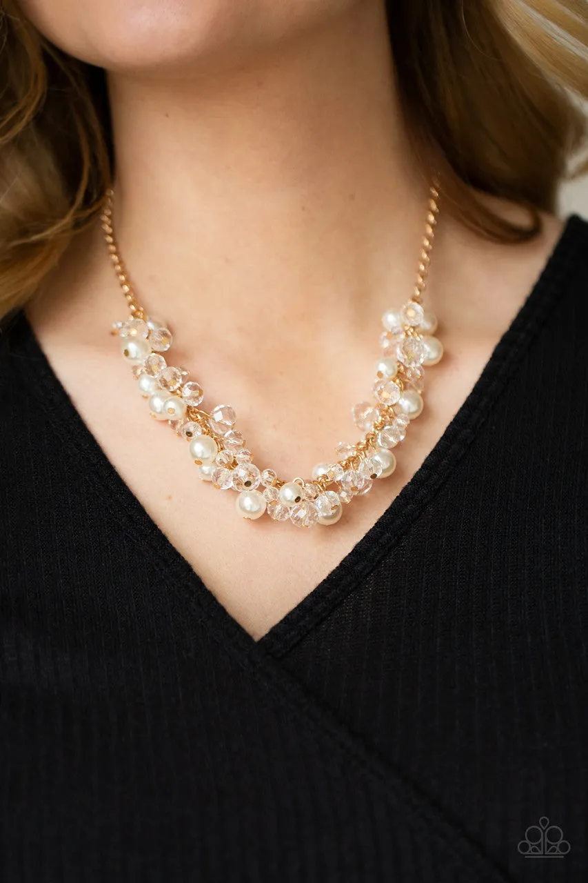 Pardon My FRINGE Gold Paparazzi Necklace