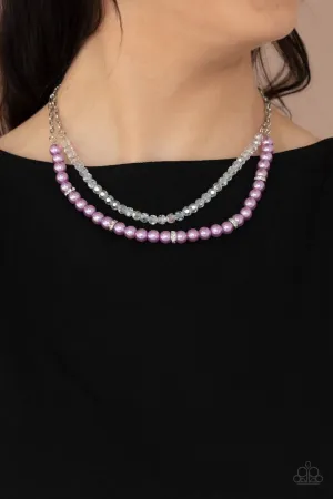 Parisian Princess Purple Paparazzi Necklace