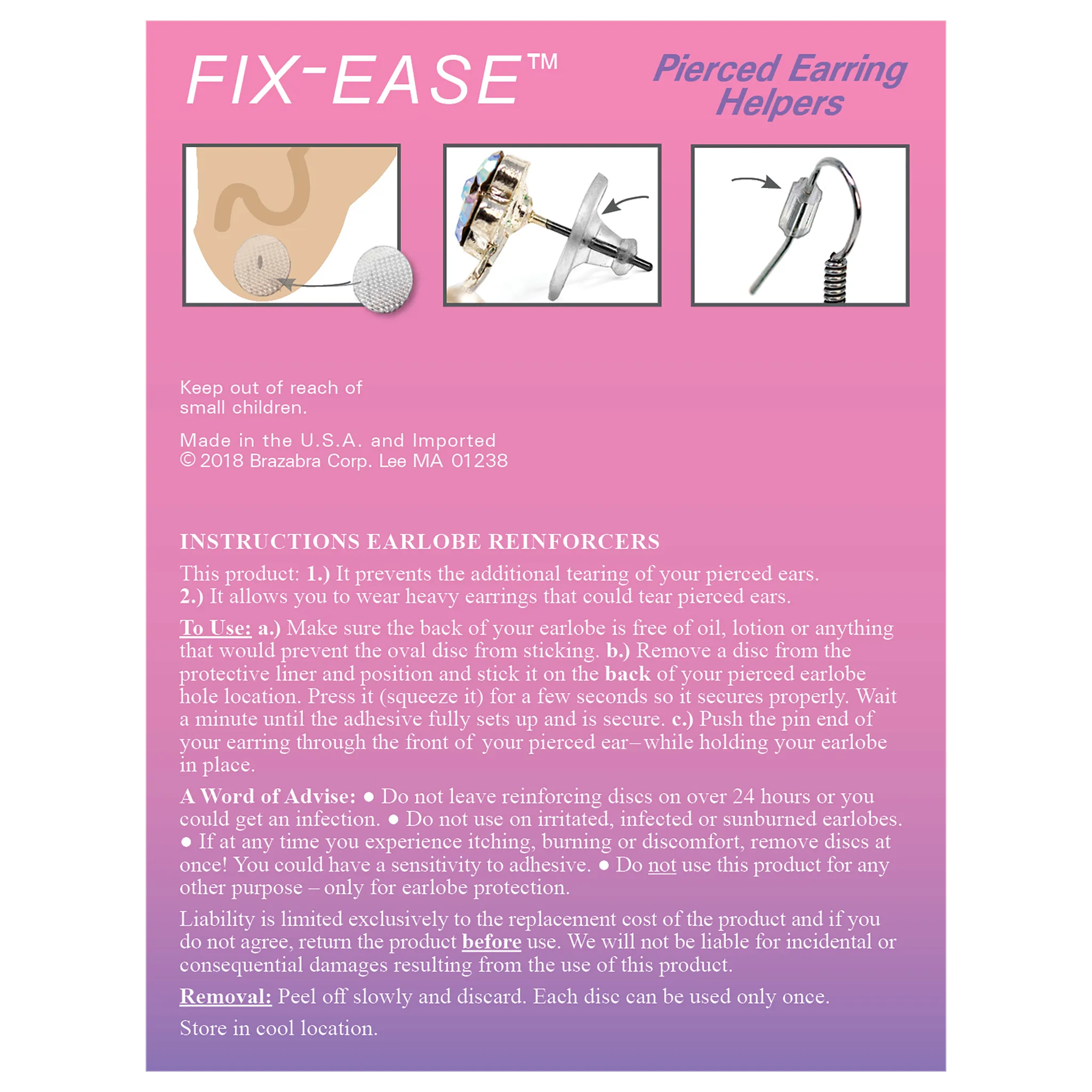 PIERCED EARING HELPERS